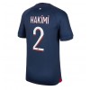 Paris Saint-Germain Achraf Hakimi #2 Hjemmedrakt 2023-24 Kortermet